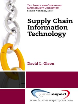 cover image of Supply Chain Information Technology